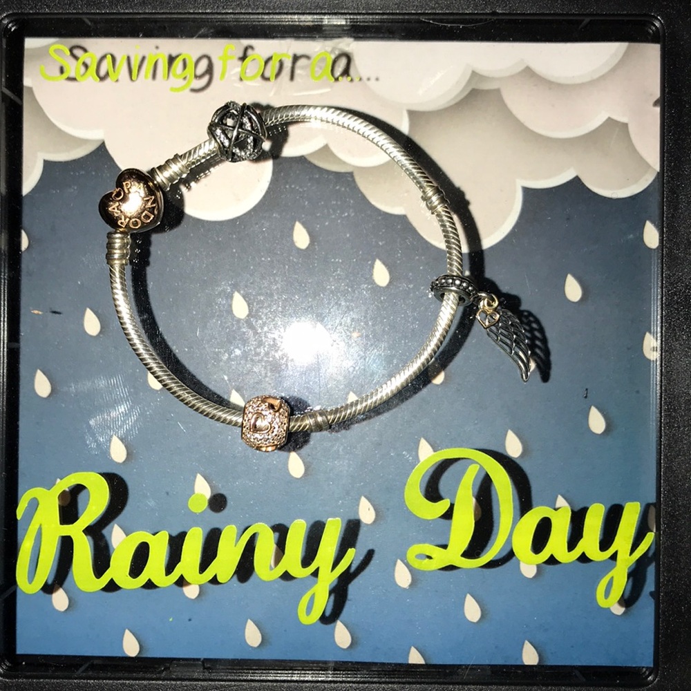 🔺🔺Pandora bracelet w/3 charms🔺🔺